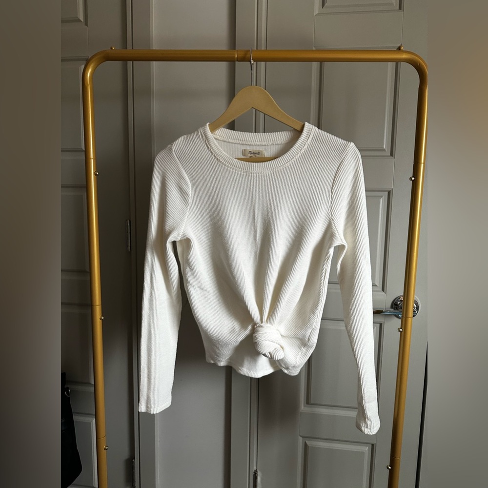 White Knit Sweater